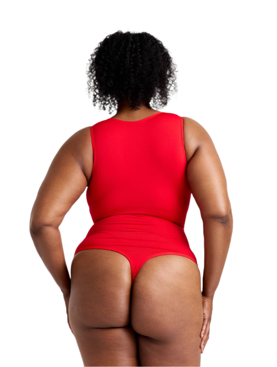 Body con tanga y escote redondo