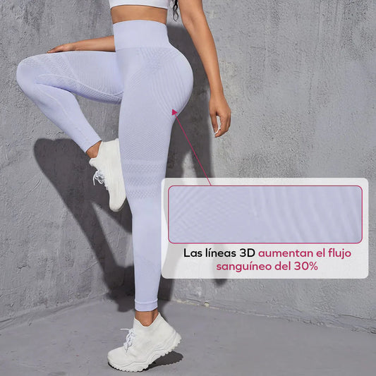 LEGSHAPERS™ | Leggings Potenciadoras del Metabolismo 3D - Violeta claro