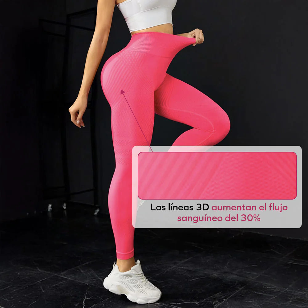 LEGSHAPERS™ | Leggings Potenciadoras del Metabolismo 3D - Rosa