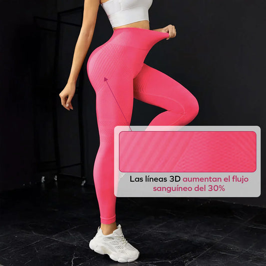 LEGSHAPERS™ | Leggings Potenciadoras del Metabolismo 3D - Rosa